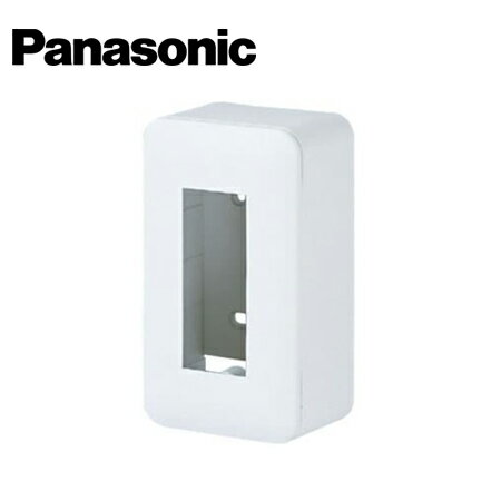 Panasonic/パナソニック WVC7003W コスモシリーズワイド21 露出増設ボックス コンセント3個用 ラウンド ホワイト 高さ48mm【取寄商品】 1