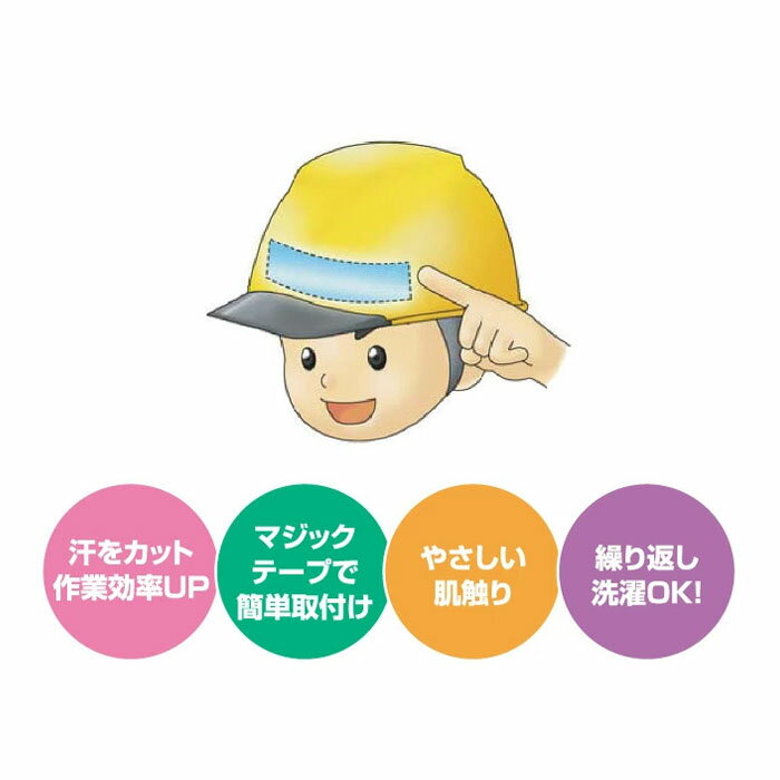 昭和商会 N11-77 熱中症対策グッズ スピードクーラー あせとりデコタオル(5本入) 【取寄商品】 2