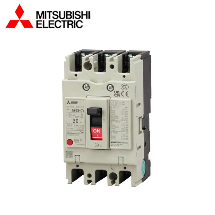 MITSUBISHI/三菱電機 NF63-CV3P30A NF-CVシリーズ 極数3P 定格電流30A ノーヒューズブレーカ
