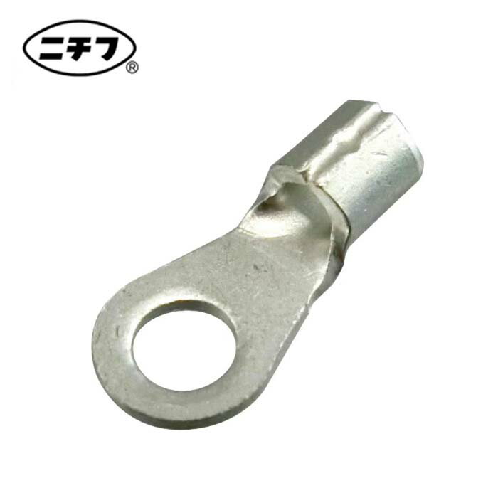 ニチフ R2-3.5 銅線用 裸圧着端子 丸形 (R形) 100個入