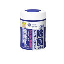 【3980円以上で注文可能】エリエール 除菌できるアルコールタオル ウイルス除去用 ボトルタイプ 本体 80枚入
