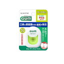 【3980円以上で注文可能】GUM ガム・デンタルフロス ワックス付 平らなタイプ 50m