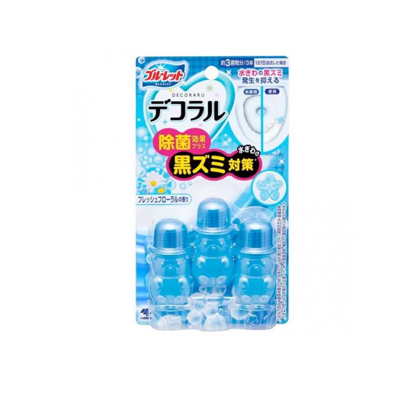 【3980円以上で注文可能】ブルーレットデコラル 除菌効果プラス フレッシュフローラルの香り 7.5g (×3本)