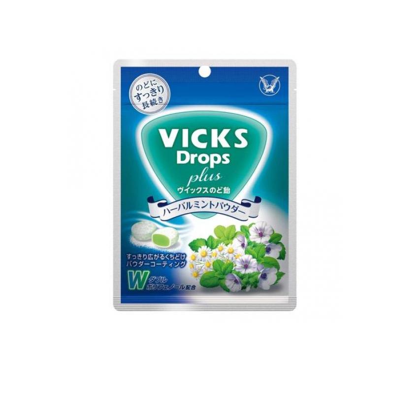 【3980円以上で注文可能】VICKS ヴイックス のど飴プラス ハーバルミントパウダー 62g