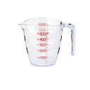 【3980円以上で注文可能】マーナ 目盛りが見やすい計量カップ K728CL クリア 500mL