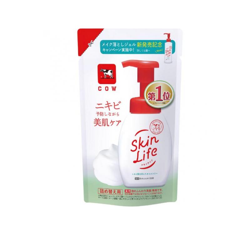 【3980円以上で注文可能】スキンライフ 薬用泡のふんわり洗顔詰替用 140mL