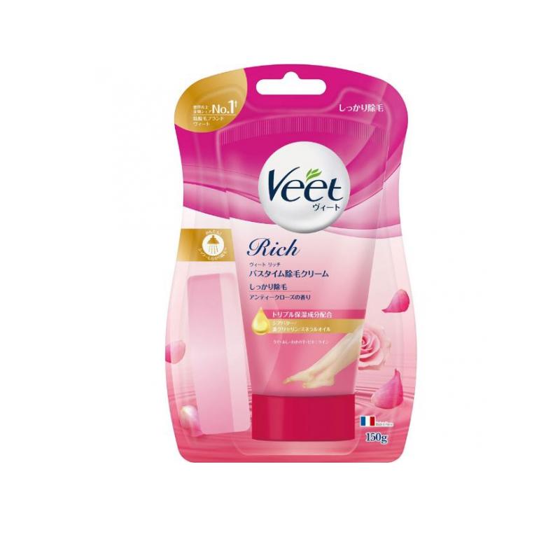 【3980円以上で注文可能】Veet(ヴィート) リッチ バスタイム 除毛クリーム しっかり除毛 150g