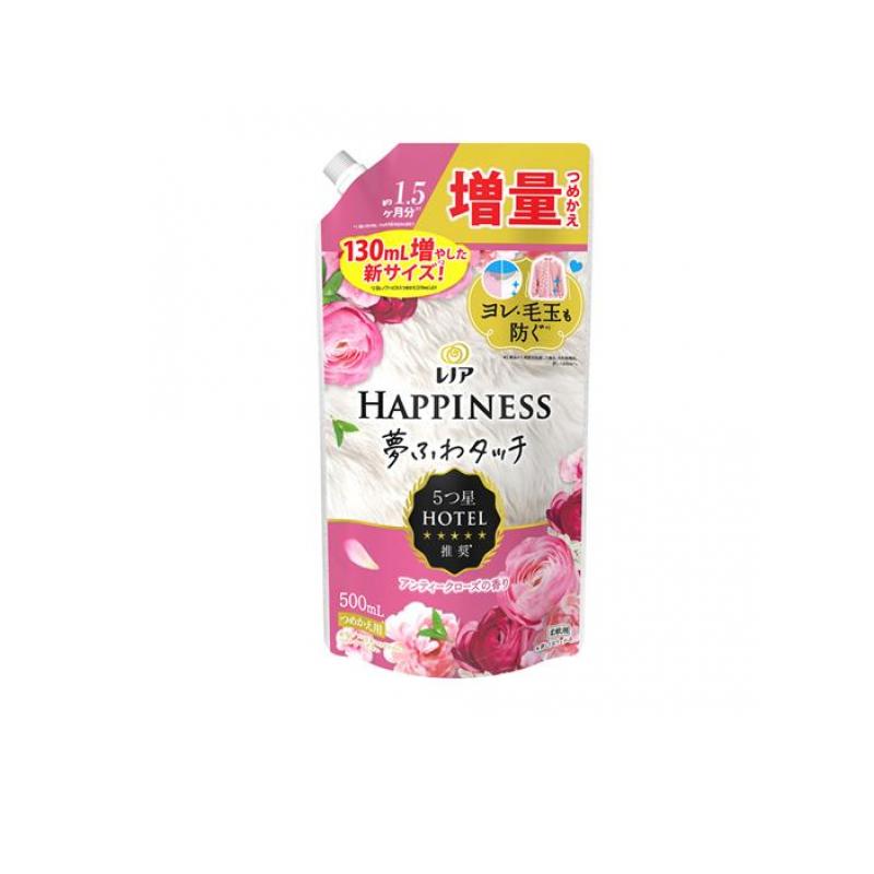 【3980円以上で注文可能】レノアハピネス 夢ふわタッチ 華やかに香るアンティークローズ 500mL (詰め替え用)