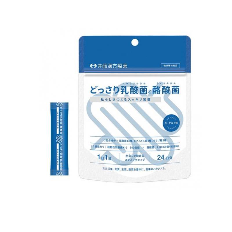 【3980円以上で注文可能】井藤漢方製薬 どっさり乳酸菌と酪酸菌 2g× 24袋入 (24日分)