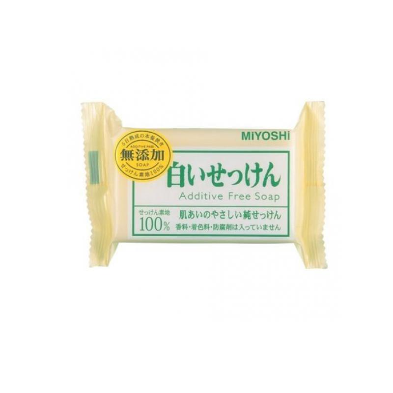 【送料無料!(地域限定)】ミヨシ石鹸 無添加 白いせっけん 108g× 1個入