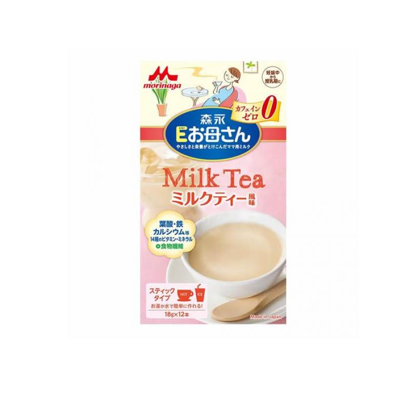 【送料無料！（地域限定）】森永Eお母さん ミルクティ風味 18g (×12本)