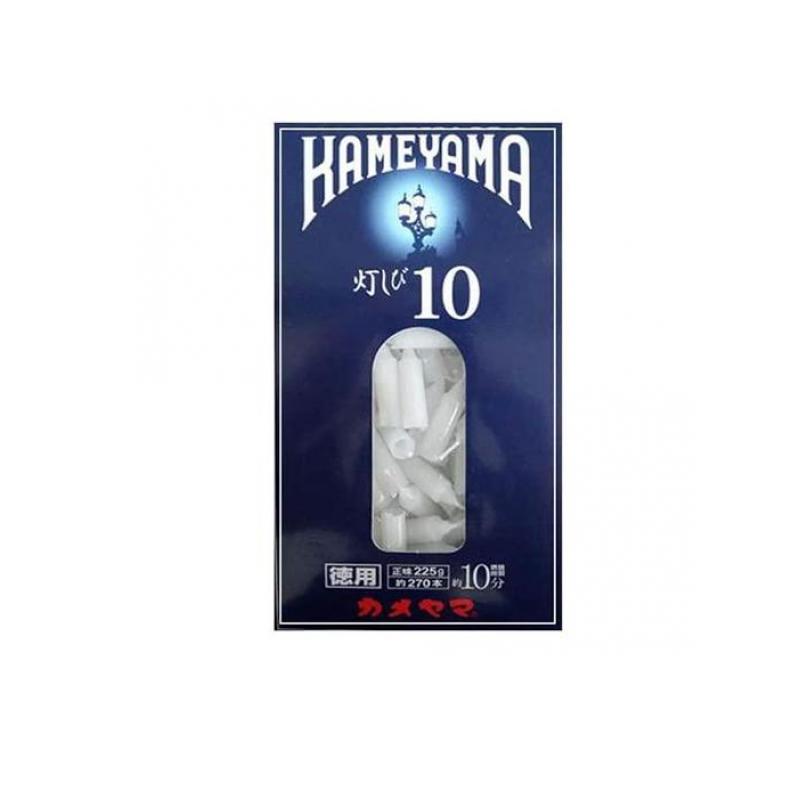 【送料無料！（地域限定）】カメヤマローソク ろうそく 灯しび 10 225g (約10分)