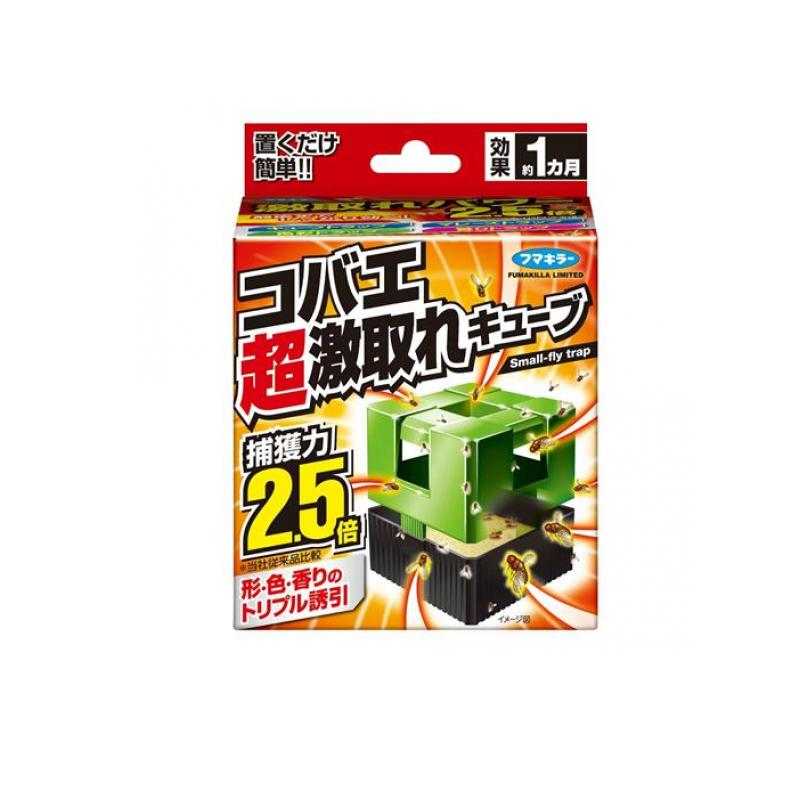 【送料無料！（地域限定）】フマキラー コバエ超激取れキューブ 1個入