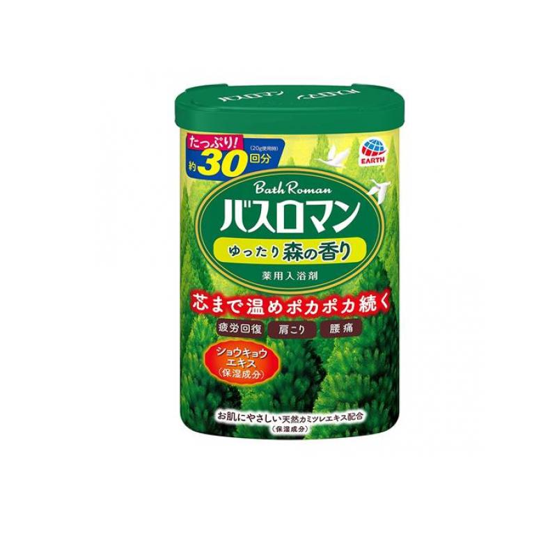 【送料無料！（地域限定）】バスロマン ゆったり森の香り 600g