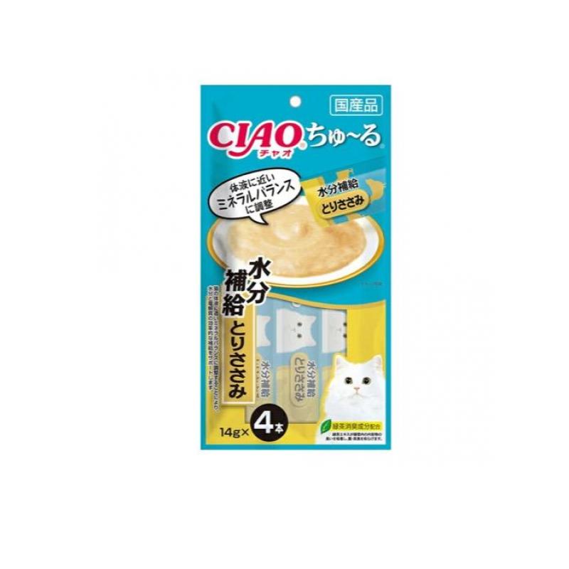 いなば 猫用おやつ CIAOちゅ〜る(チャオちゅーる) 水分補給 とりささみ 14g (×4本)