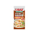 【送料無料!(地域限定)】いなば 犬用総合栄養食 ささみと緑黄色野菜 とり軟骨・ビーフ入り 60g× 3袋入