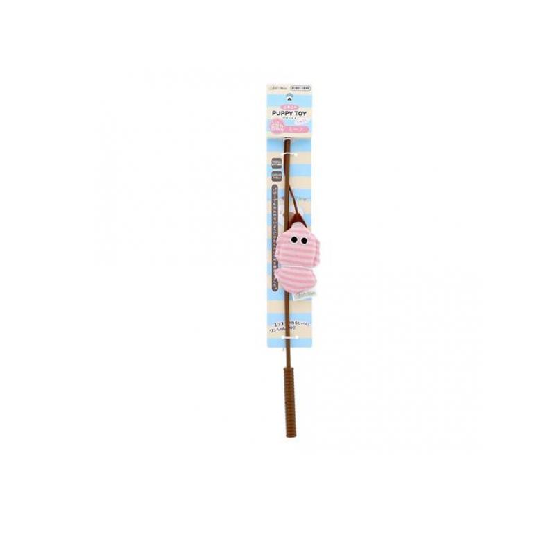 【送料無料！（地域限定）】アドメイト 犬用 ふわふわパピートイじゃらし 呑気なミーノ 1本入