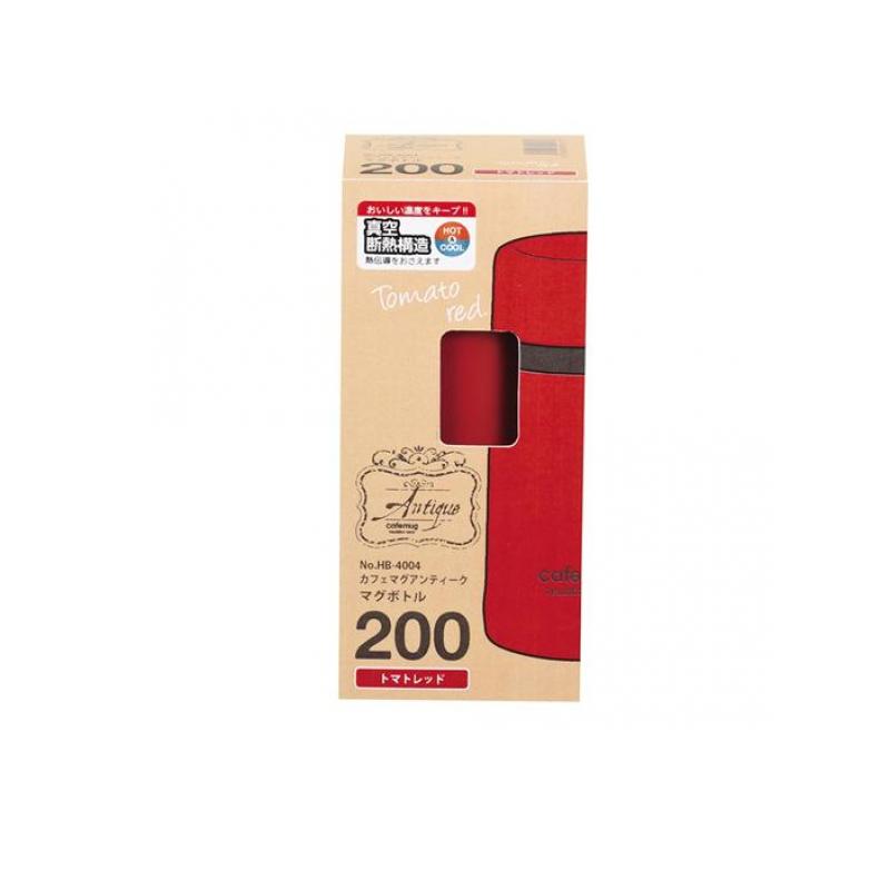 【送料無料！（地域限定）】パール金属 カフェマグアンティーク マグボトル 200 トマトレッド 1個入 (HB-4004)