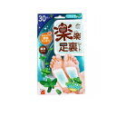 【送料無料!(地域限定)】ユニマットリケン 楽楽足裏シート ミントの香り 30枚入