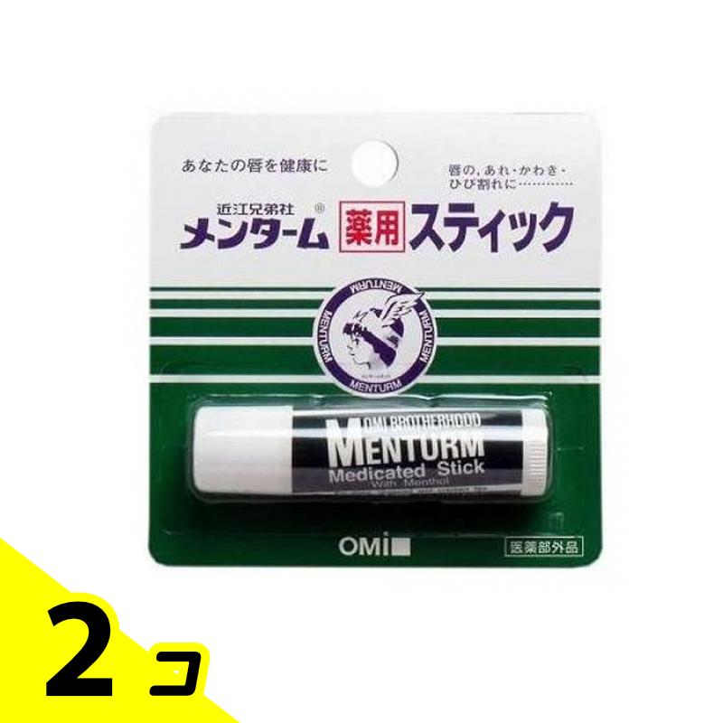 【送料無料!(地域限定)】メンターム 薬用スティック レギュラー 4g 2個セット