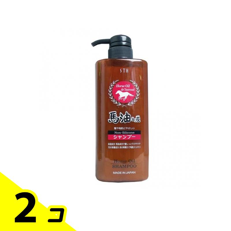 樂天商城 - 【送料無料！（地域限定）】馬油&炭シャンプー 600mL 2個セット