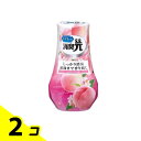 【送料無料!(地域限定)】トイレの消臭元 もぎたて白桃 400mL 2個セット