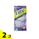 【送料無料!(地域限定)】フィッティ シルキータッチ 耳ゴムふわり やや大きめ 7枚入 (ホワイト) 2個セット