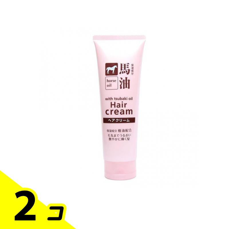 【送料無料！（地域限定）】熊野油脂 馬油ヘアクリーム 160g 2個セット