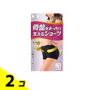 【送料無料!(地域限定)】スリムウォーク 骨盤をきっちり支えるショーツ ブラック 1枚 (Mサイズ) 2個セット