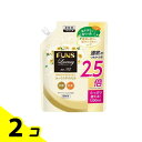 【送料無料!(地域限定)】FUNS Luxury(ファンスラクジュアリー) 柔軟剤 No.92 ホワイトローズムスクの香り 1200mL (詰め替え用) 2個セット