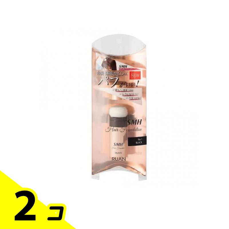 【送料無料！（地域限定）】スーパーミリオンヘアー ヘアファンデーション スティックタイプ ブラック 3g 2個セット