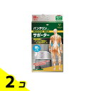 【送料無料!(地域限定)】バンテリンコーワサポーター 腰用 男女兼用 ふつうMサイズ 1枚入 (シャイニンググレー) 2個セット(4)