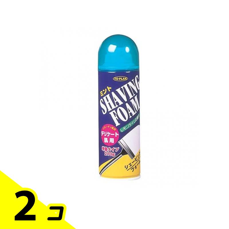 【送料無料!(地域限定)】トプラン シェービングフォーム ミント 210g 2個セット