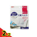 【送料無料!(地域限定)】GEX ラビんぐ エアグルーム 【換毛対策の集毛器】 交換フィルター 2枚入 2個セット