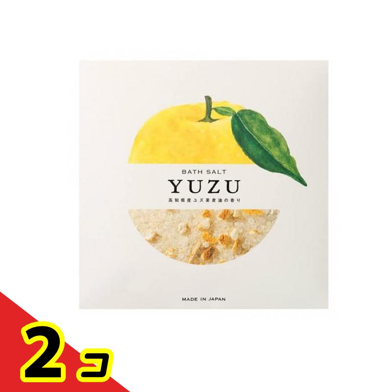 【送料無料！（地域限定）】高知県産YUZU(柚子) ピール入りバスソルト 40g 2個セット
