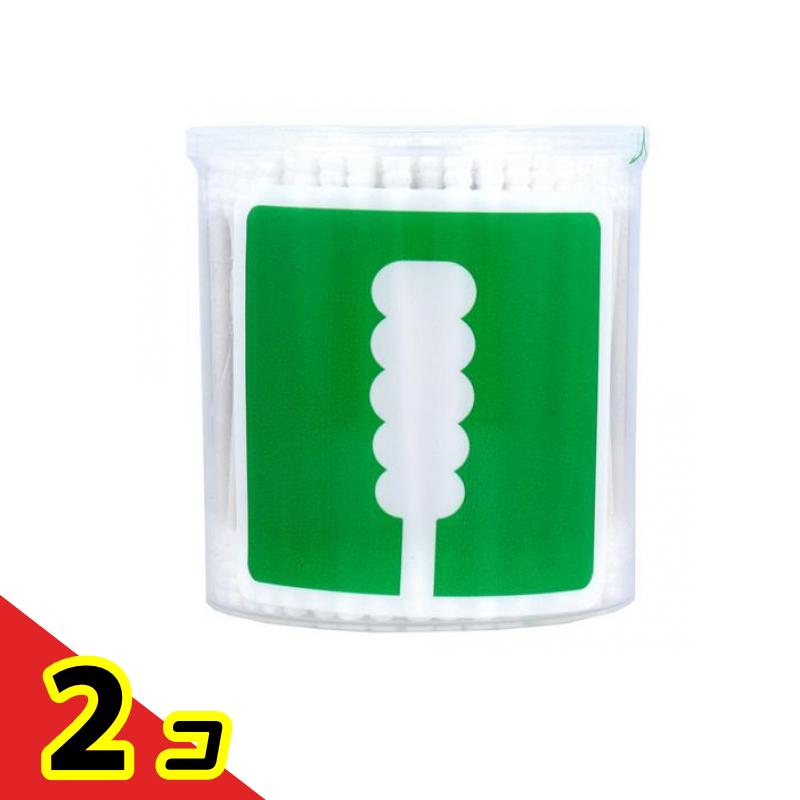 【送料無料!(地域限定)】UD綿棒 スパイラル綿棒 凸凹型 紙軸 抗菌加工 200本ケース入 2個セット