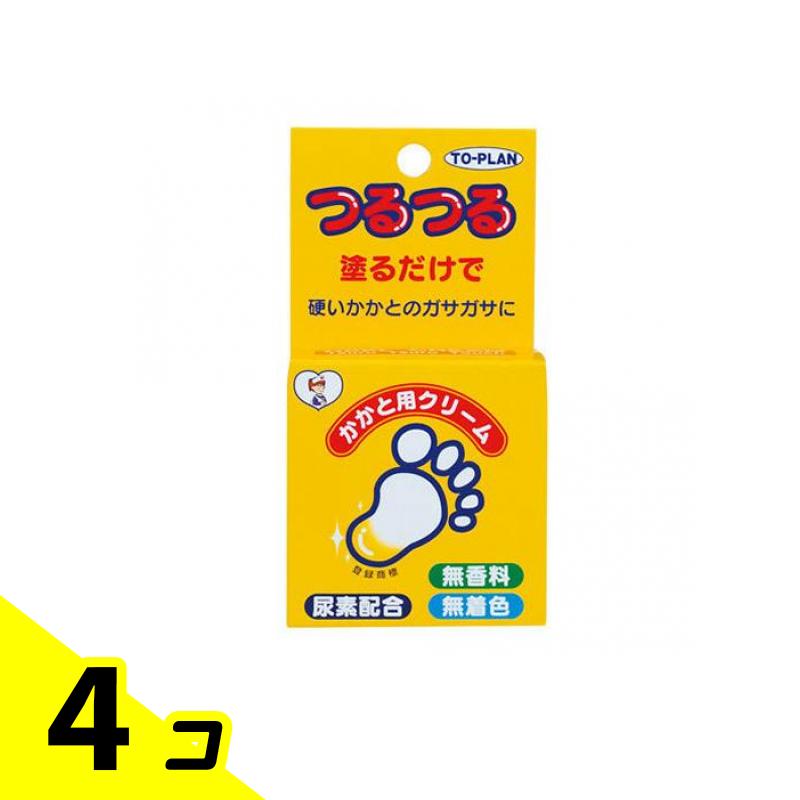 【送料無料!(地域限定)】トプラン 尿素配合 かかと用クリーム 30g 4個セット