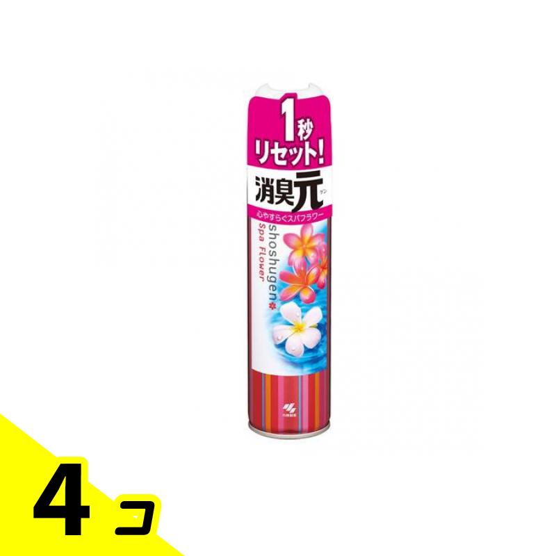 【送料無料！（地域限定）】トイレの消臭元スプレー 280mL (心やすらぐスパフラワー) 4個セット