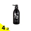 【送料無料!(地域限定)】黒ばら本舗 黒染ヘアパック 500mL (ポンプタイプ) 4個セット