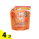 【送料無料!(地域限定)】マックス 薬用柿渋ボディソープ 詰め替え用 大容量 1200mL 4個セット