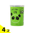 【送料無料!(地域限定)】コットンZOO(ズー) 赤ちゃん綿棒 くろ 160本 4個セット