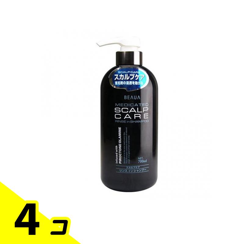 【送料無料！（地域限定）】ビューア 薬用スカルプケアリンスインシャンプー 700mL 4個セット