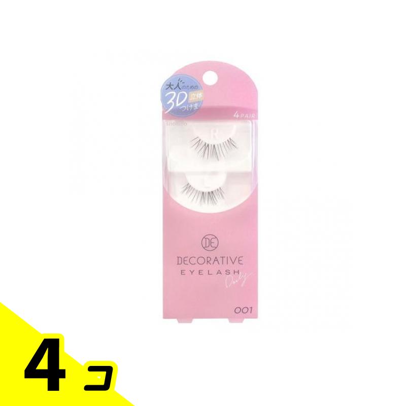 【送料無料！（地域限定）】デコラティブアイラッシュ 001 4ペア 4個セット