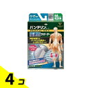 【送料無料!(地域限定)】バンテリンコーワ高通気サポーター ひざ専用 ふつうMサイズ 1枚入 (シルバーグレー) 4個セット(4)