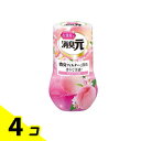 【送料無料!(地域限定)】お部屋の消臭元 もぎたて白桃 400mL 4個セット