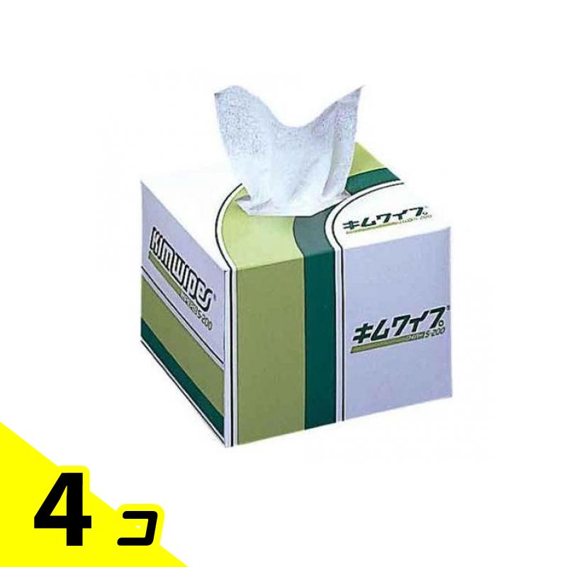 【送料無料！（地域限定）】産業用ワイパー キムワイプ S-200 200枚入 4個セット