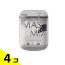 【送料無料!(地域限定)】MASMiX マスミックスマスク ライトグレー×ブラック 7枚入 4個セット