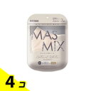 【送料無料!(地域限定)】MASMiX マスミックスマスク ナチュラルホワイト 7枚入 4個セット
