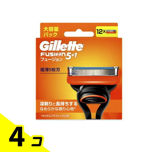 【送料無料!(地域限定)】ジレット フュージョン5+1 マニュアル 替刃 12個入 4個セット 【送料無料!(地域限定)】ジレット フュージョン5+1 マニュアル 替刃 12個入 4個セット