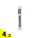 【送料無料!(地域限定)】マーナ fitハブラシ(フィット歯ブラシ) 先細毛タイプ グレー 1本入 (B718GY) 4個セット